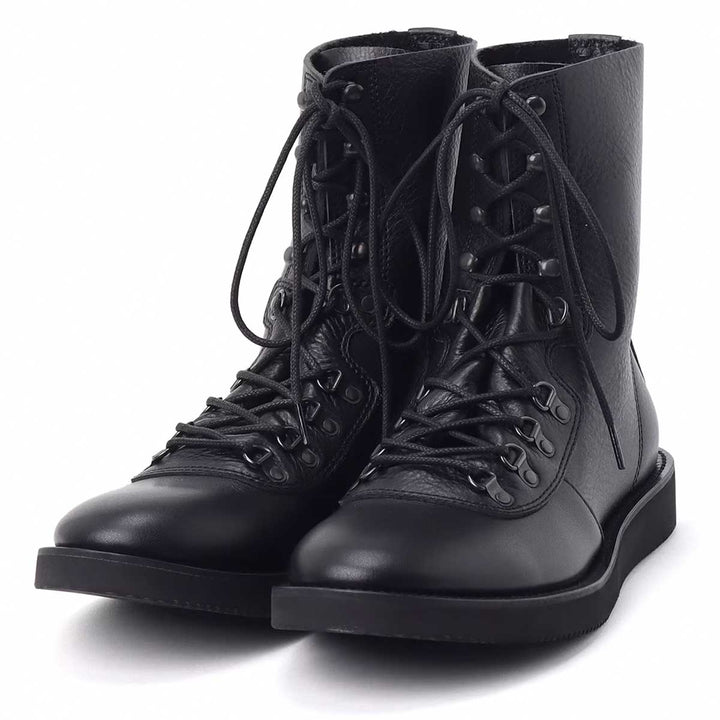 SOFT SHRINK LEATHER MILITARY BOOTS