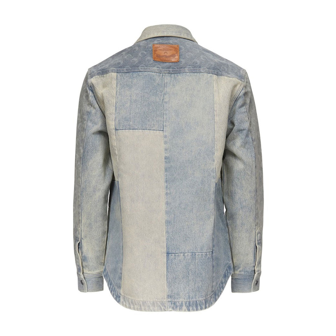 REGENERATED DENIM BUTTON DOWN SHIRT - Marine Serre