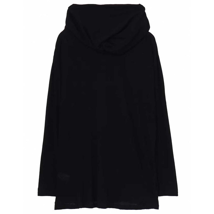 80/- COTTON LINEN VOILE HOOD ZIPPER CARDIGAN