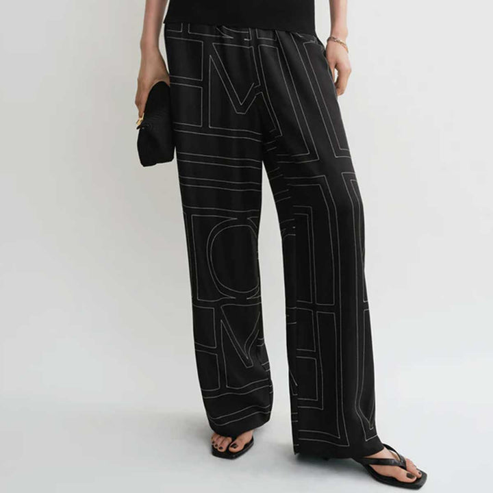TOTEME - Monogram silk pj bottoms
