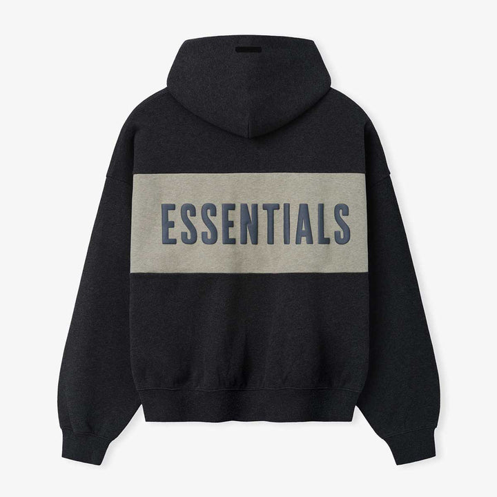Cropped Relaxed Panelled Hoodie