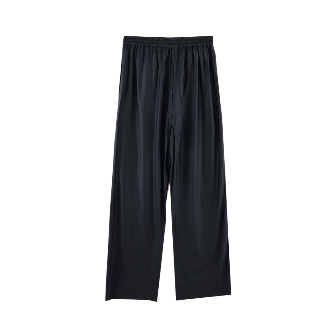 Draped Jersey Drawstring Trousers