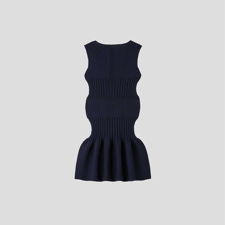 SOFT FLUTED KIDS SLEEVELESS DRESS