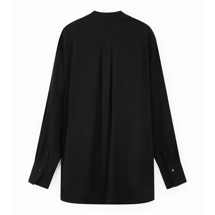 Long scarf blouse