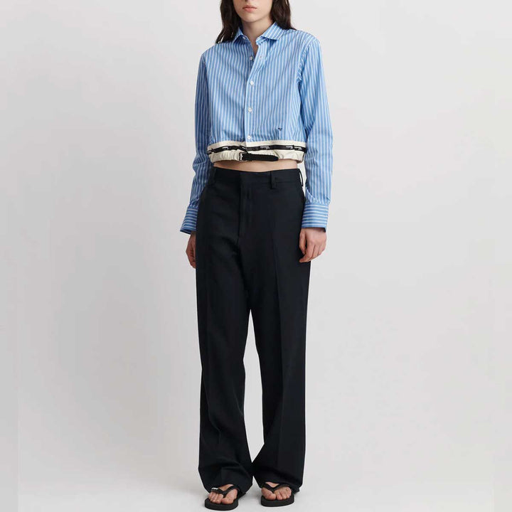 BELTED SHIRT