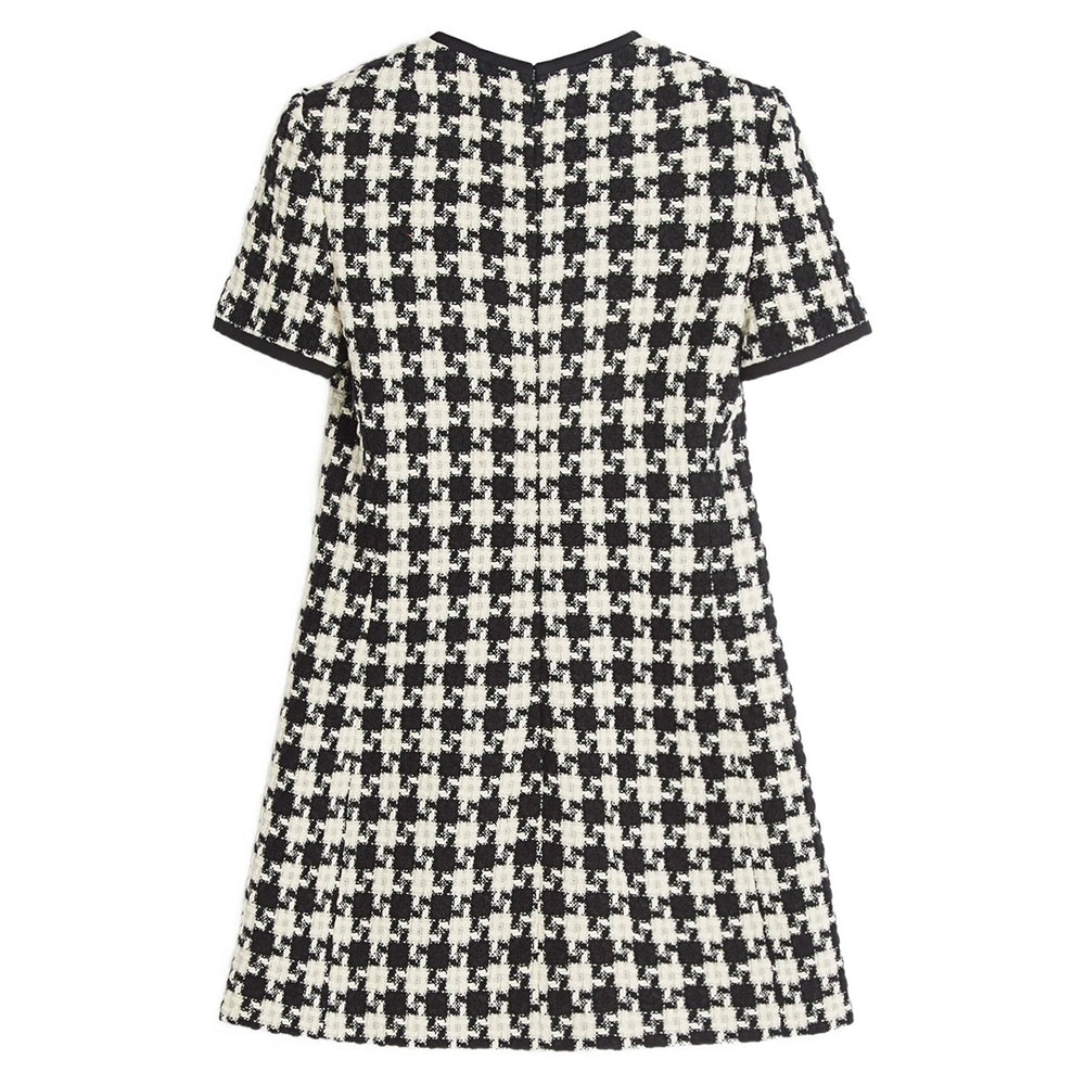 Valentino - ダミエライトツイードドレス