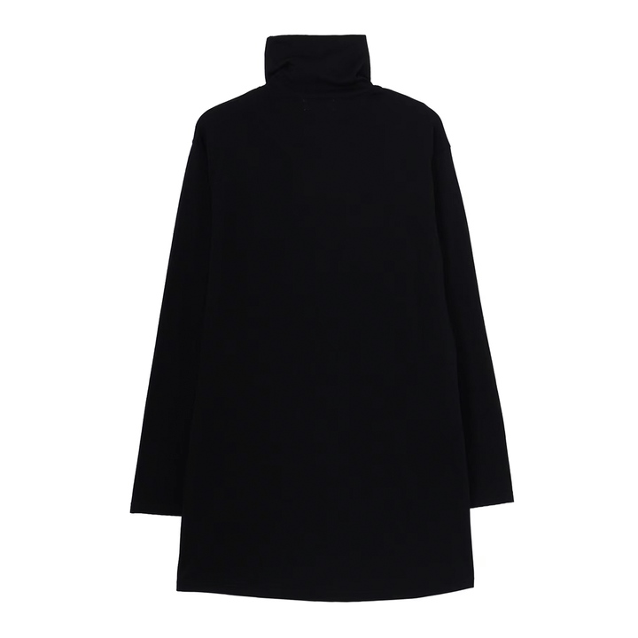COTTON SINGLE JERSEY TURTLE NECK LONG SLEEVE/ PT