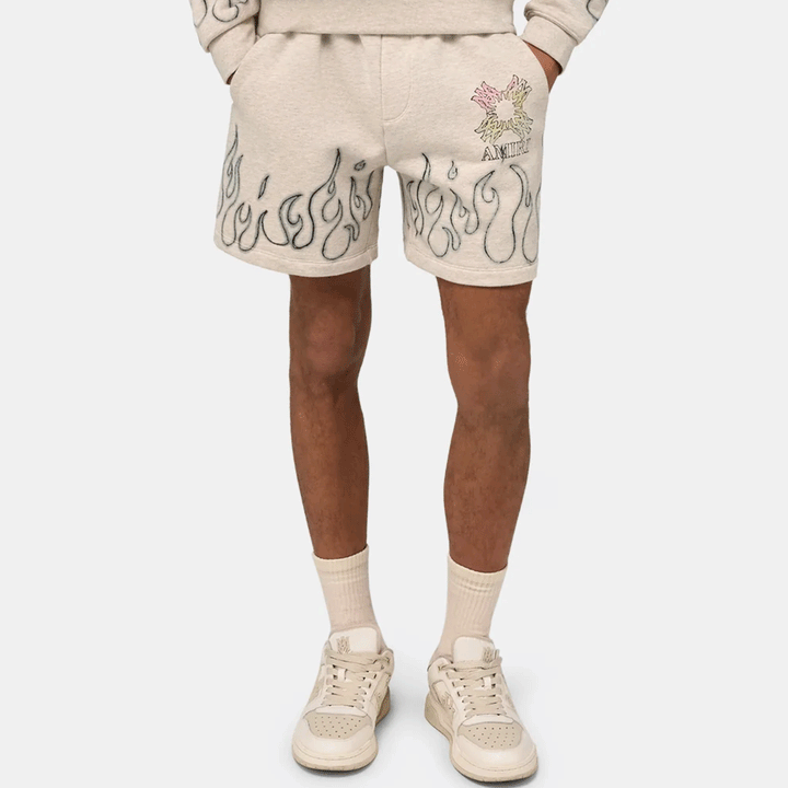 MA QUAD FLAMES SWEATSHORT