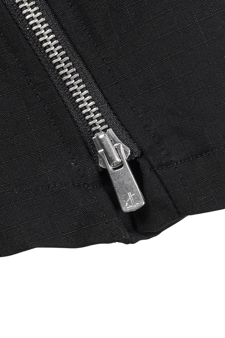 Curved Back Zip Trousers