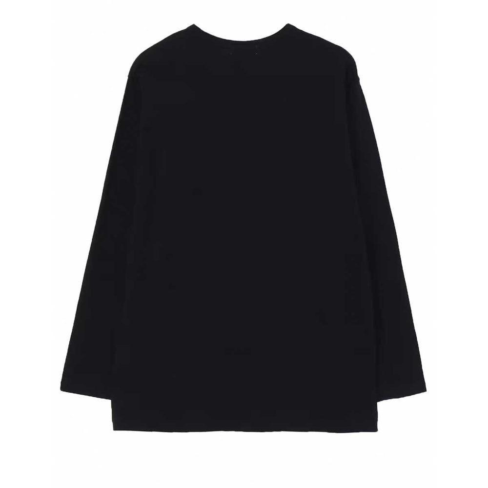 Yohji Yamamoto - PLAIN STITCH LONG SLEEVE PRINT TEE