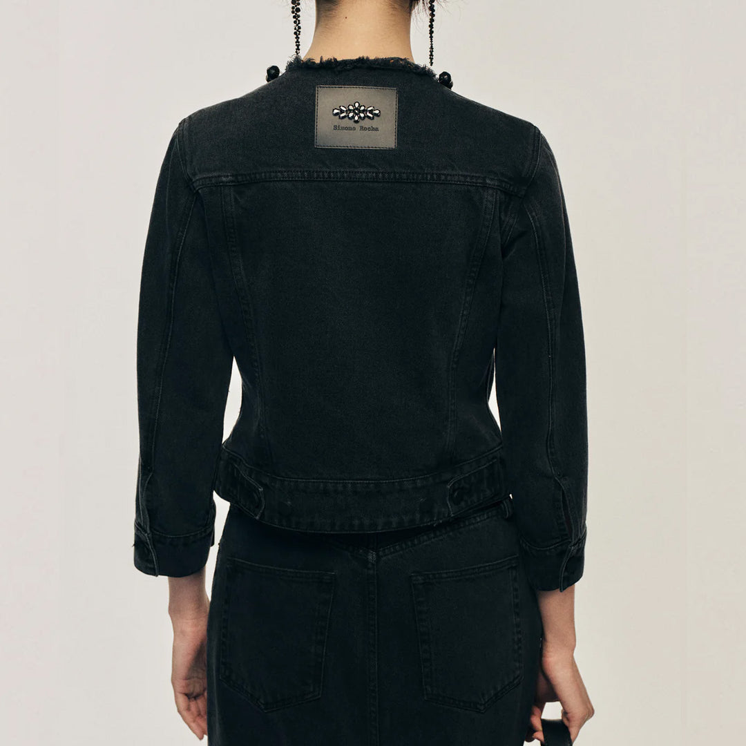 Simone Rocha - Embellished Fitted Waist Tail Jacket