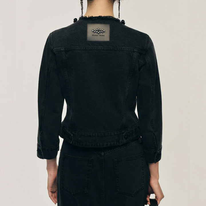 Simone Rocha - Embellished Fitted Waist Tail Jacket