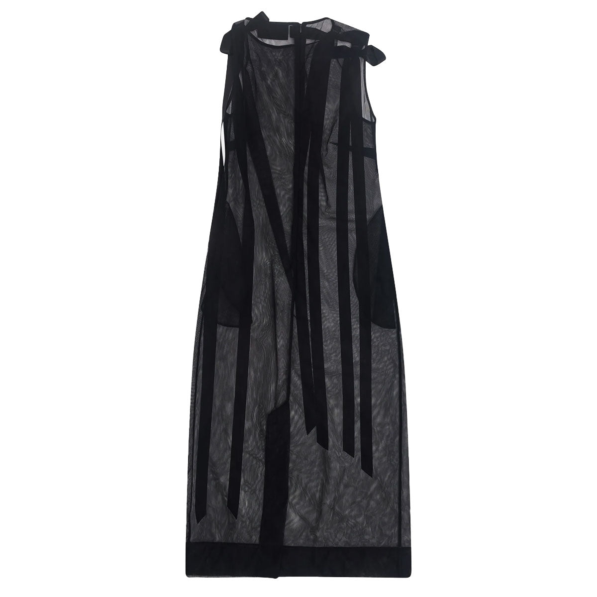 Simone Rocha (シモーン・ロシャ) | Sheer Bow Ribbon Tail Dress