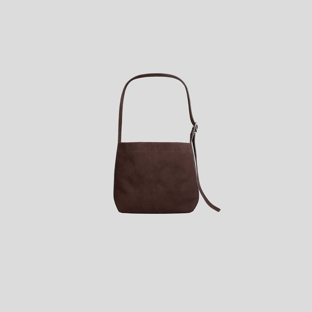 THEO SUEDE LEATHER AFFIX BAG