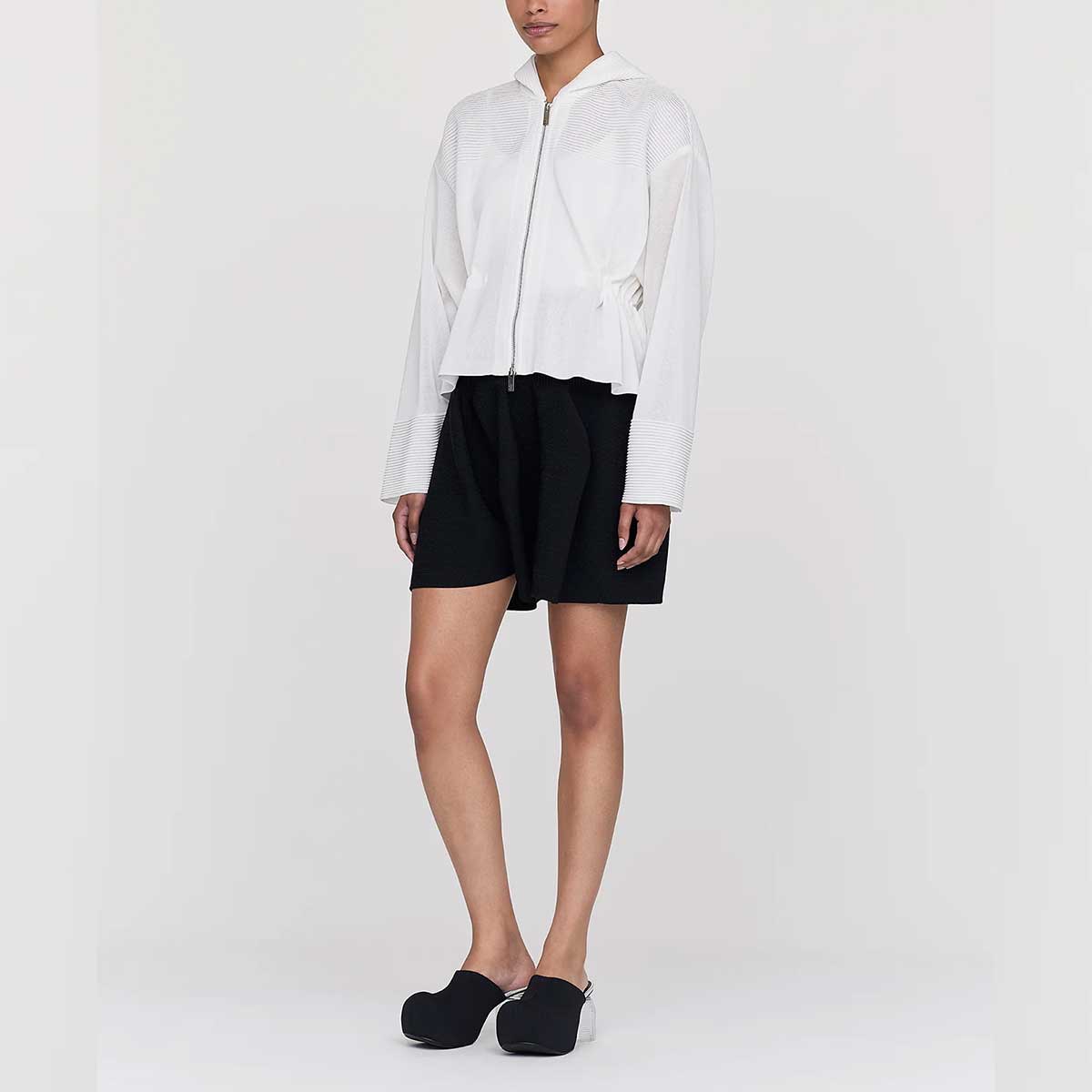 CFCL(シーエフシーエル) | TC MILAN CROPPED HOODIE JACKET クロップド