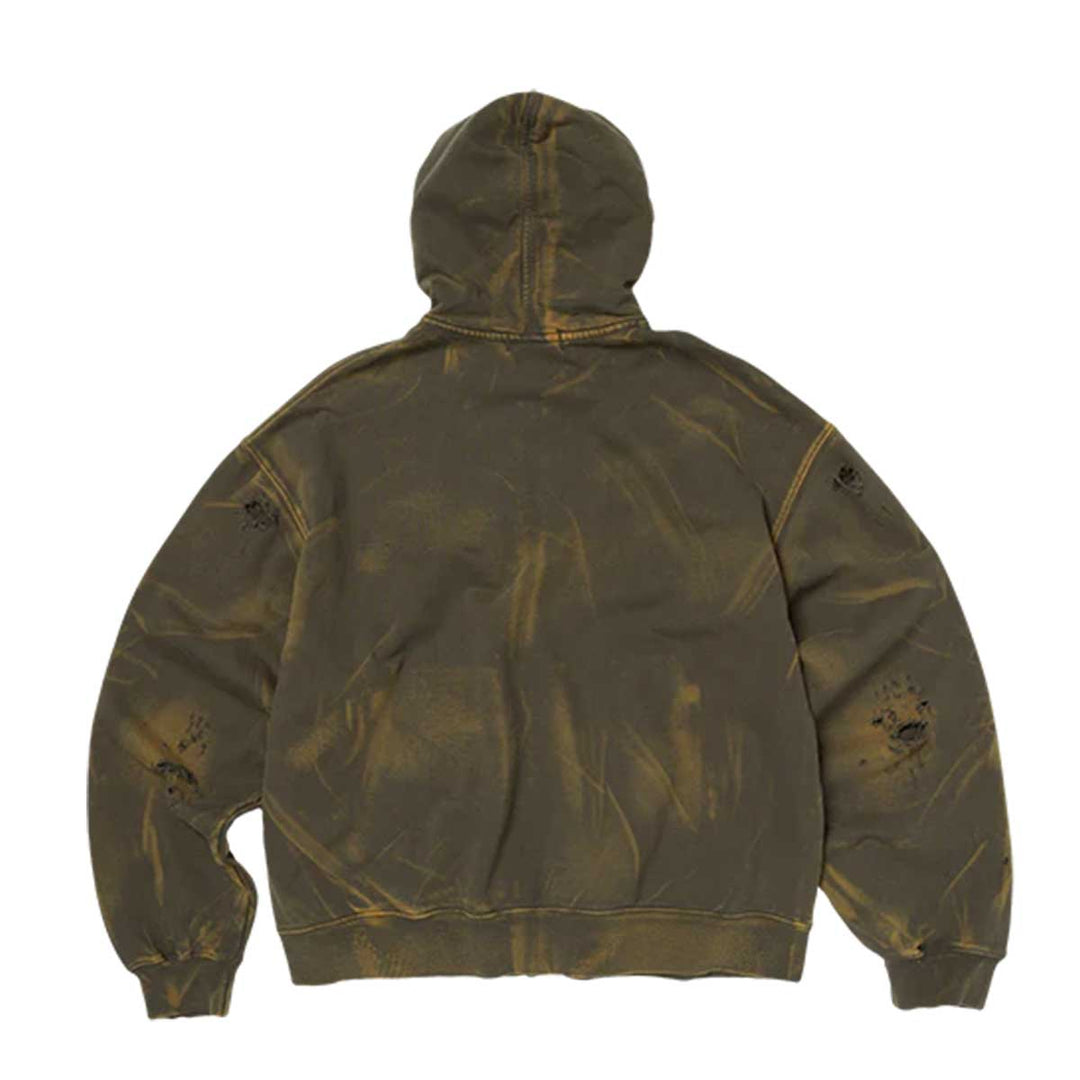 THUG CLUB - TC TWO TONE WASHED ZIP-UP HOODIE