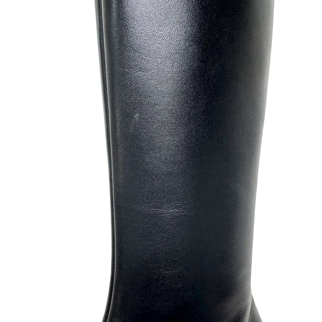 TOTEME - The Slim Knee-High Boot black