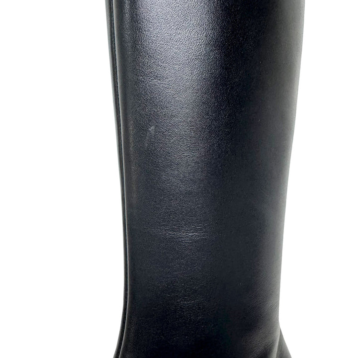 TOTEME - The Slim Knee-High Boot black