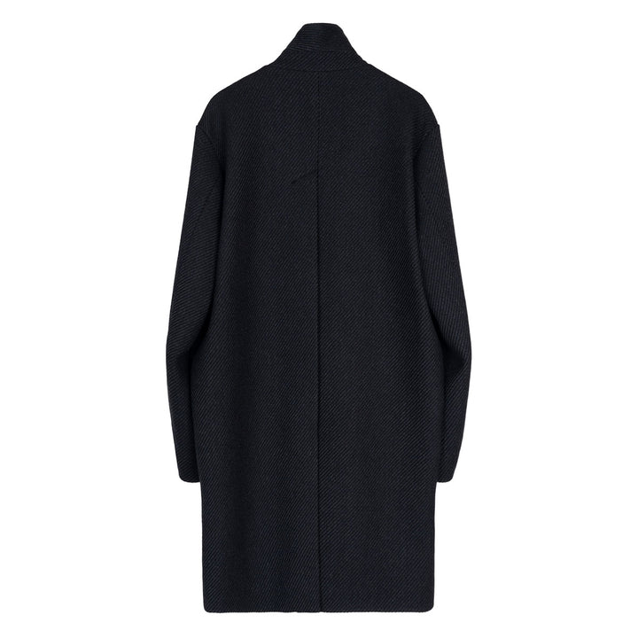 Ronan Structured Zip Coat in Wool