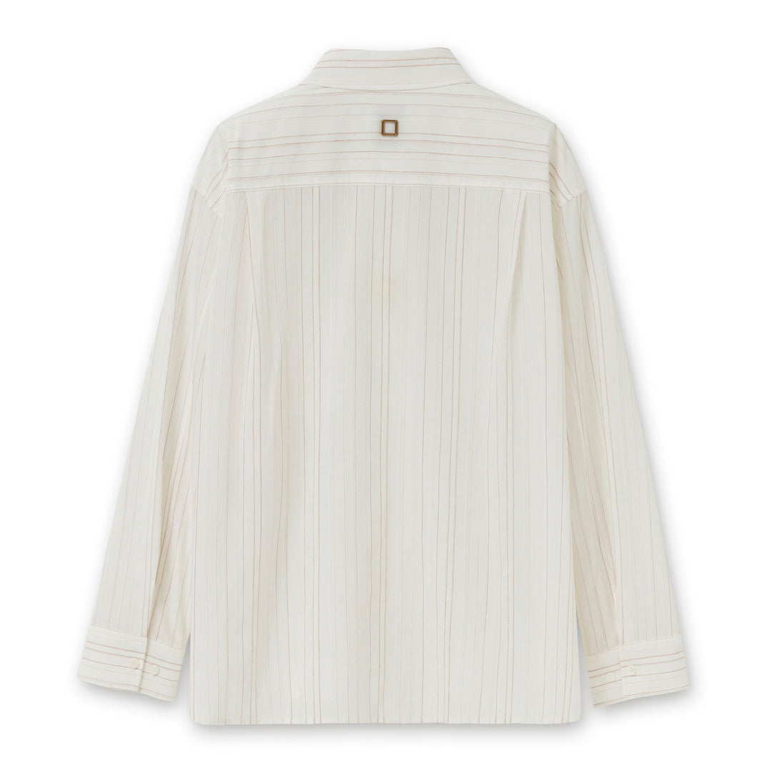 White Striped Shirt