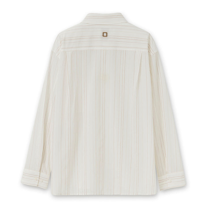 White Striped Shirt