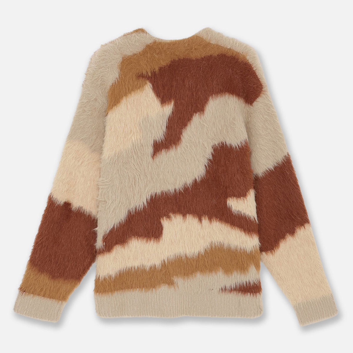 メルヴィンス SHAGGY CARDIGAN ブラウン サイズL S3075 メルヴィンス SHAGGY CARDIGAN ブラウン サイズL S3075