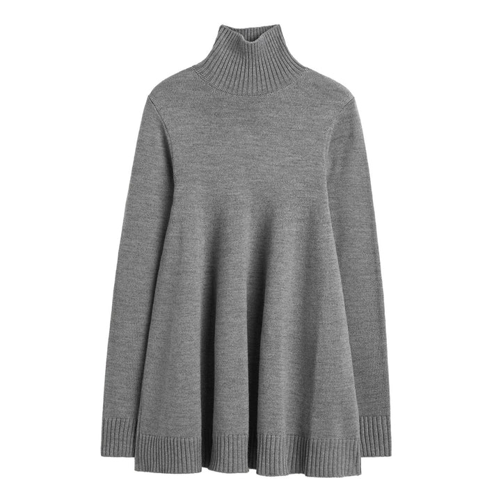 Wool turtleneck top