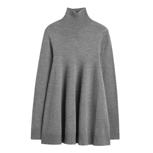 Wool turtleneck top