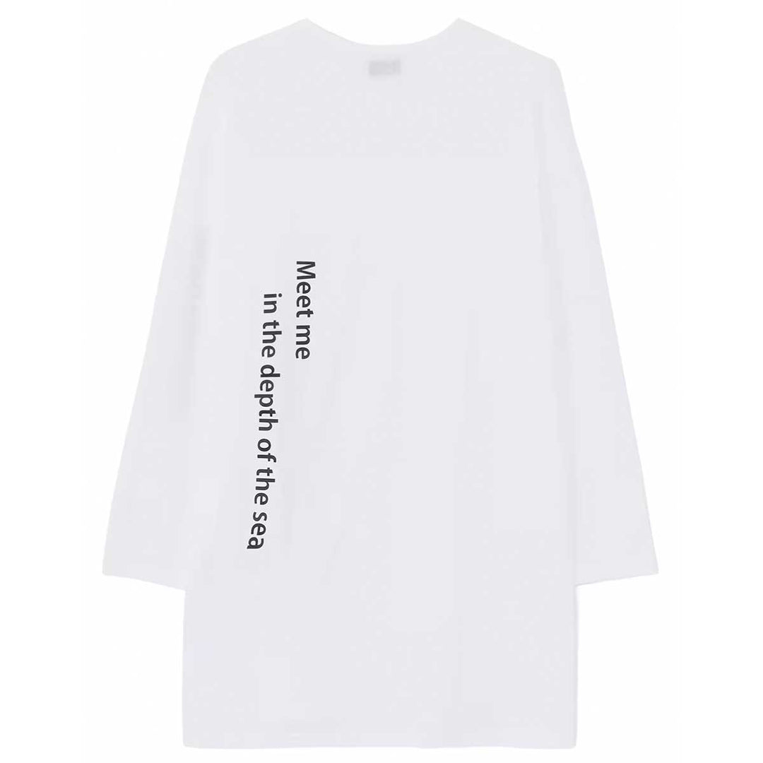 Yohji Yamamoto - COTTON PS D NECK LINE LONG SLV