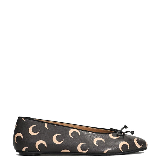 Moon Printed Ballet flats