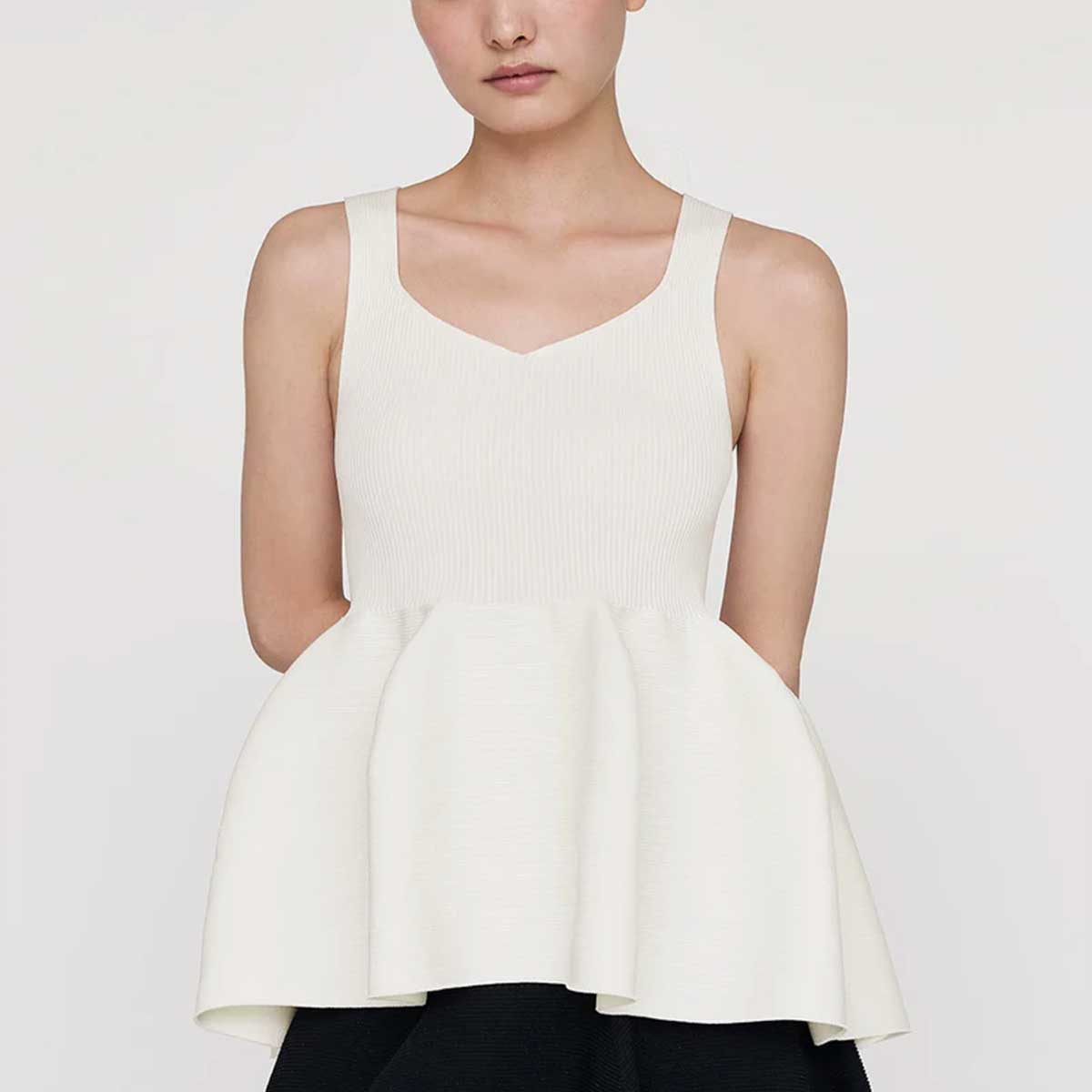 CFCL | POTTERY GLITTER SLEEVELESS TOP