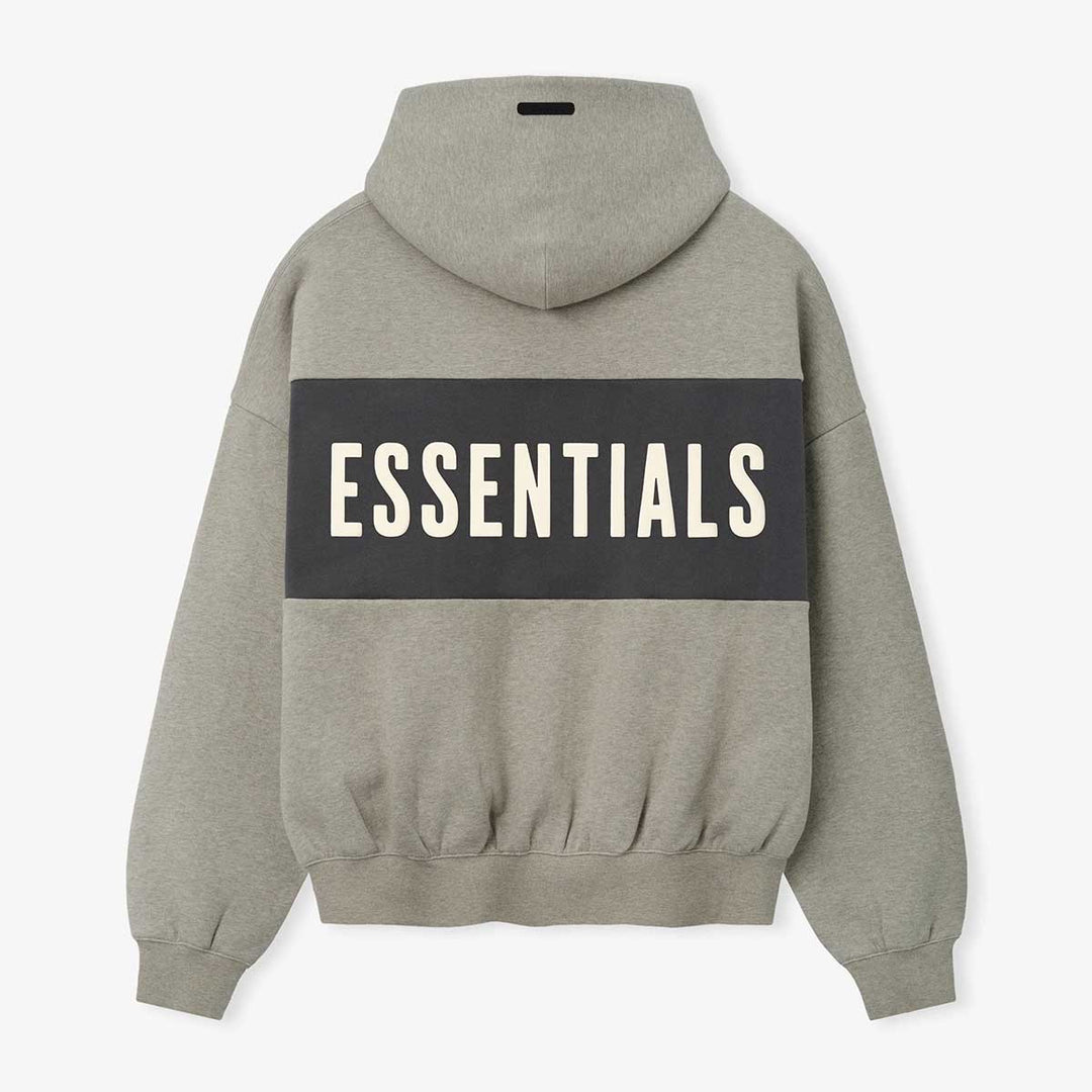 Cropped Relaxed Panelled Hoodie