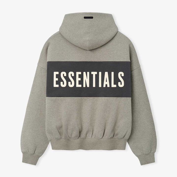 Cropped Relaxed Panelled Hoodie