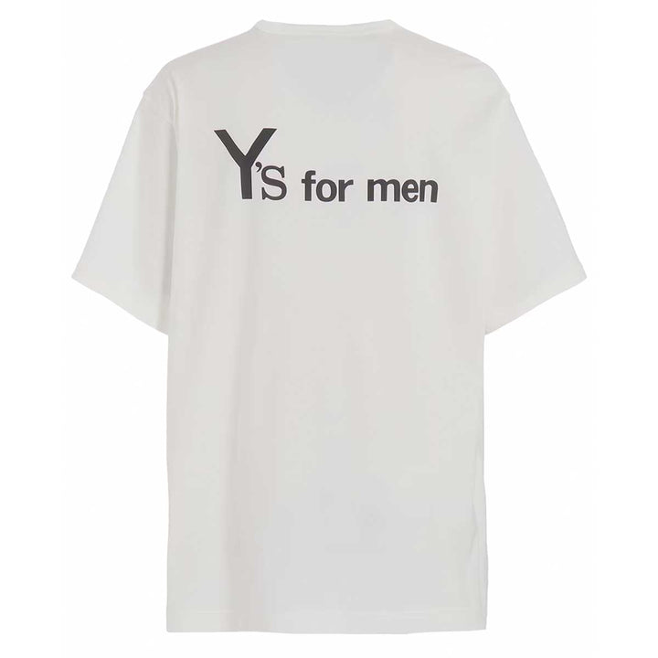 Y's for men BIG LOGO PRINT SHORT SLEEVE T-SHIRT