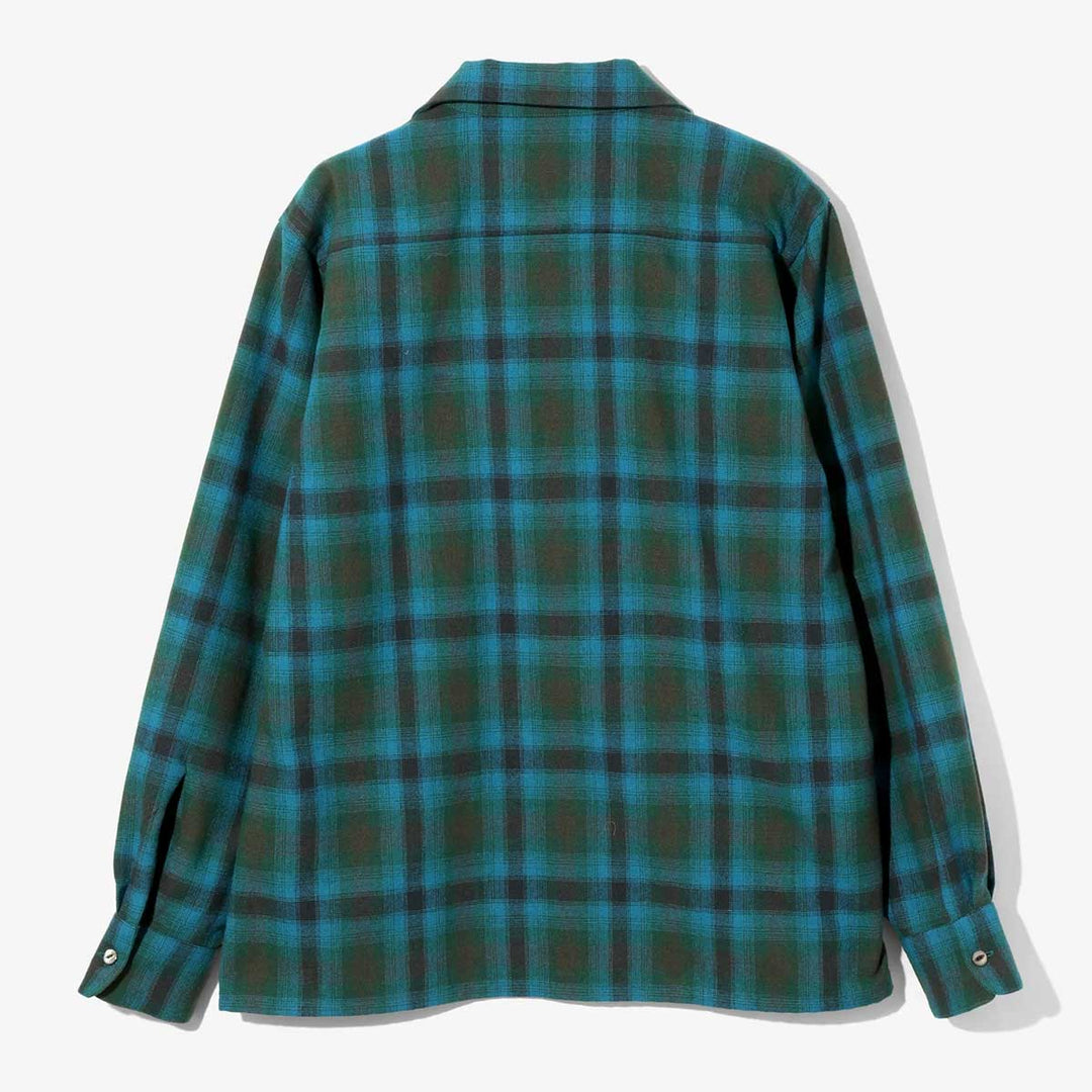 Classic Shirt - Green - Wool Ombre Plaid