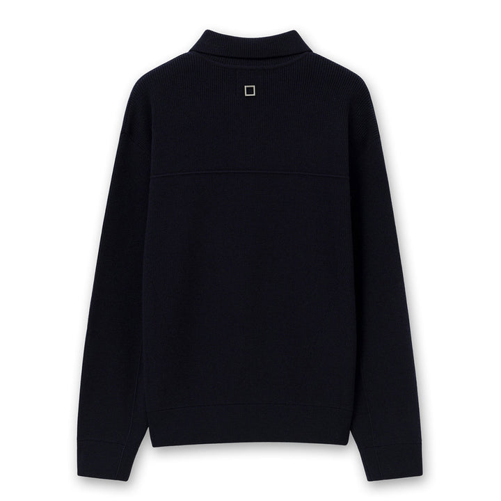 Navy Half-zip Sweater