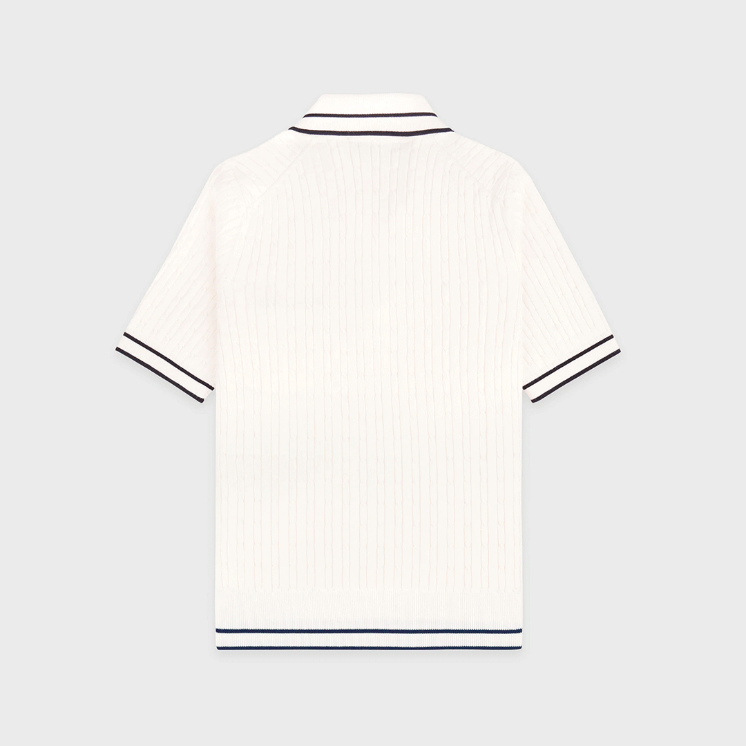 Signature Logo Mini Cable Polo