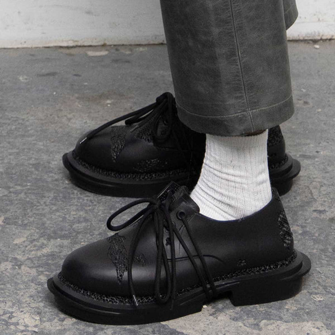 HYACYN - HYACYN X RAL LEGACY, 'EROTTOD" 3D PRINT DERBY SHOES