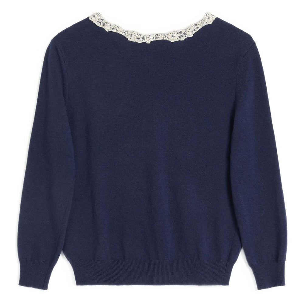 Valentino - レーストリム カーディガン