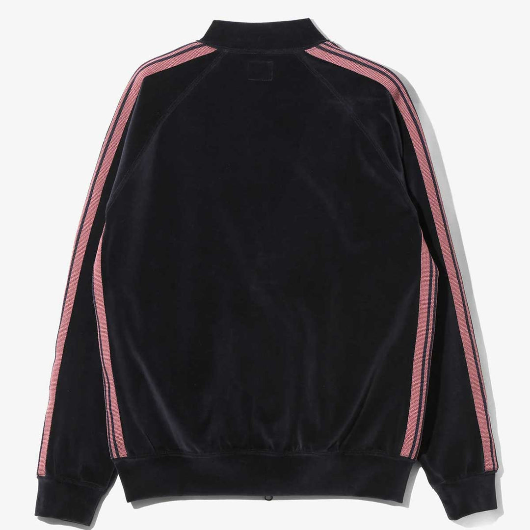 Rib Collar Track Jacket - C/PE Velour