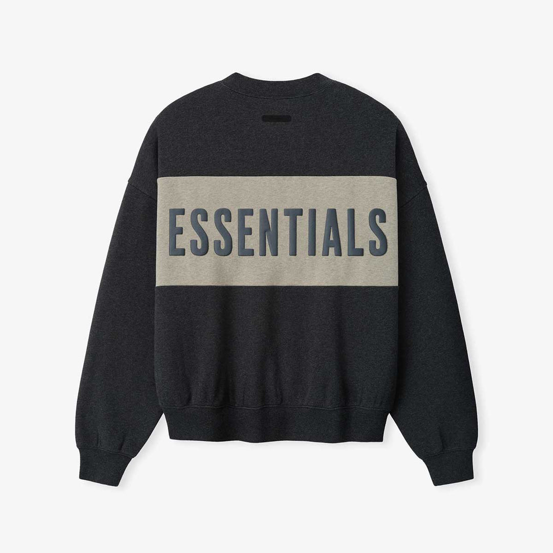 Cropped Relaxed Panelled Sweatshirt