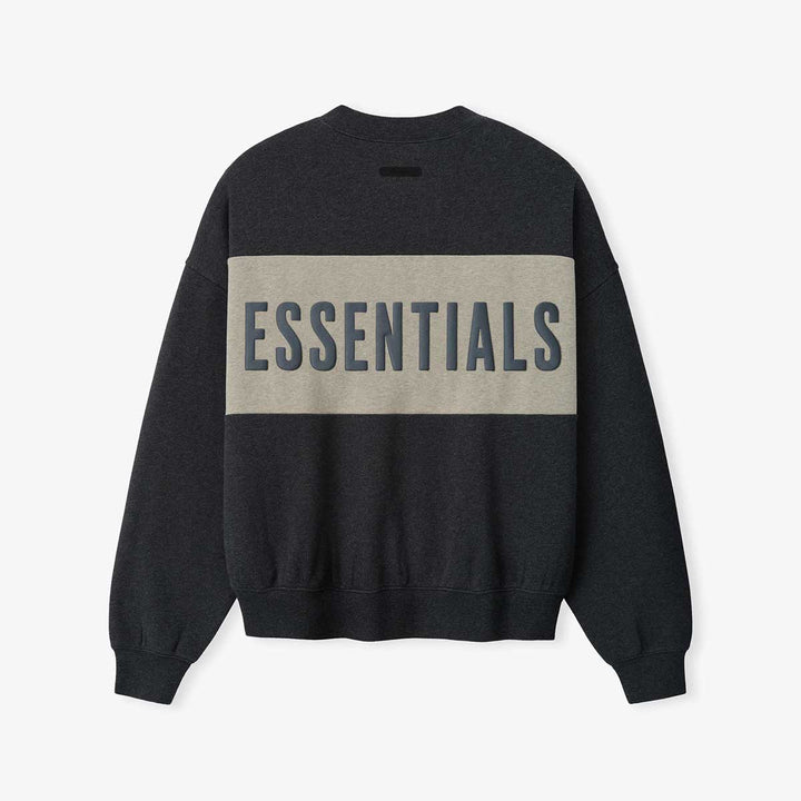 Cropped Relaxed Panelled Sweatshirt