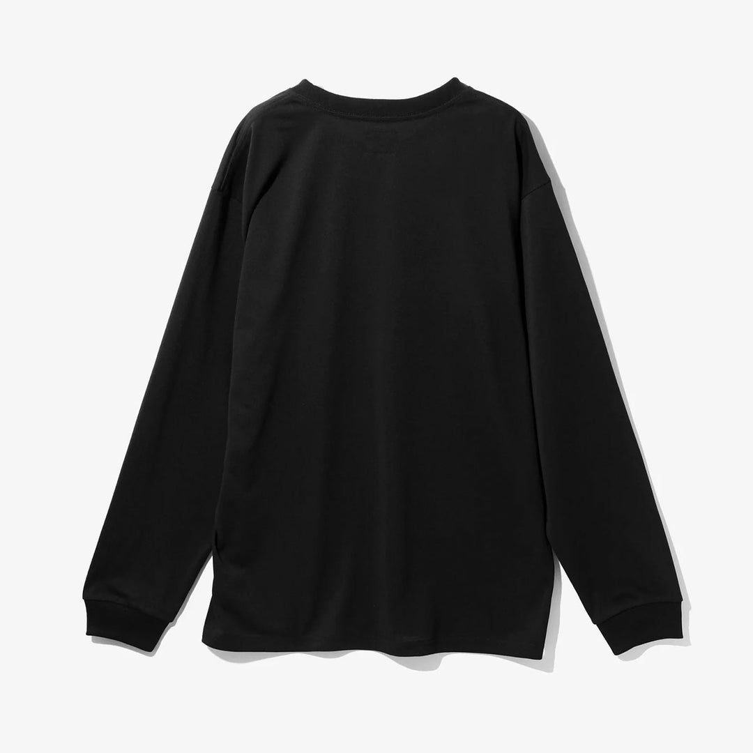 L/S CREW NECK TEE - POLY JERSEY