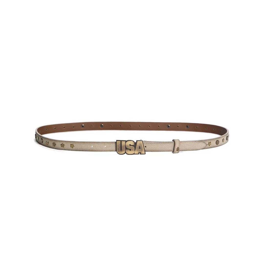 Genuine leather belt