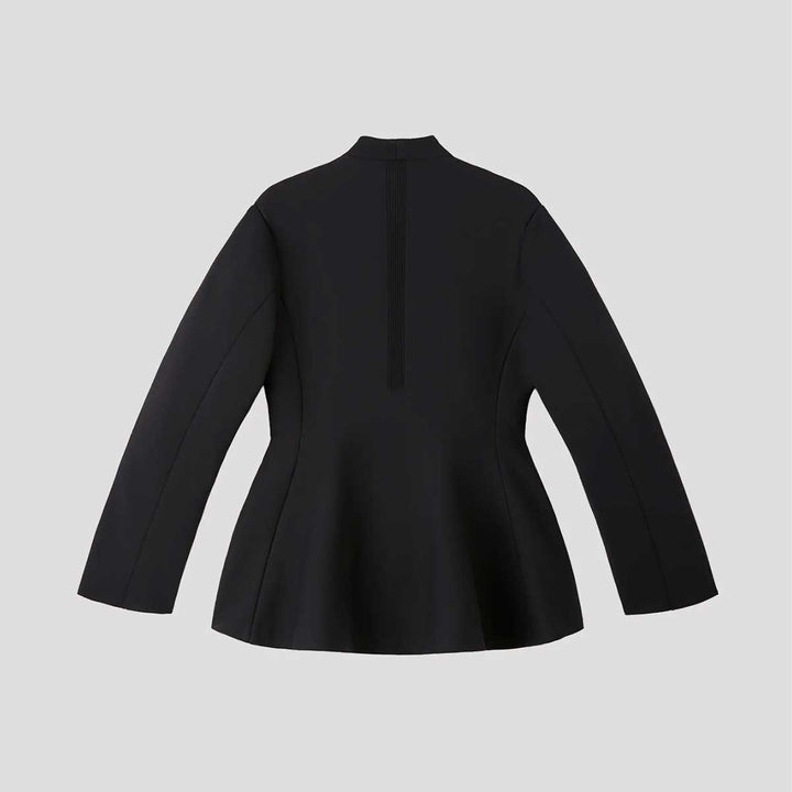 MILAN COLLARLESS FLARE JACKET