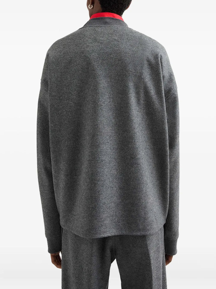 Wool Melton Sweatshirt
