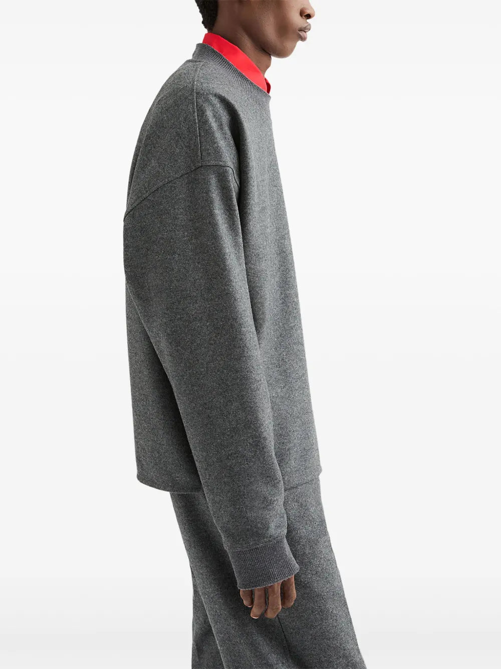 Wool Melton Sweatshirt