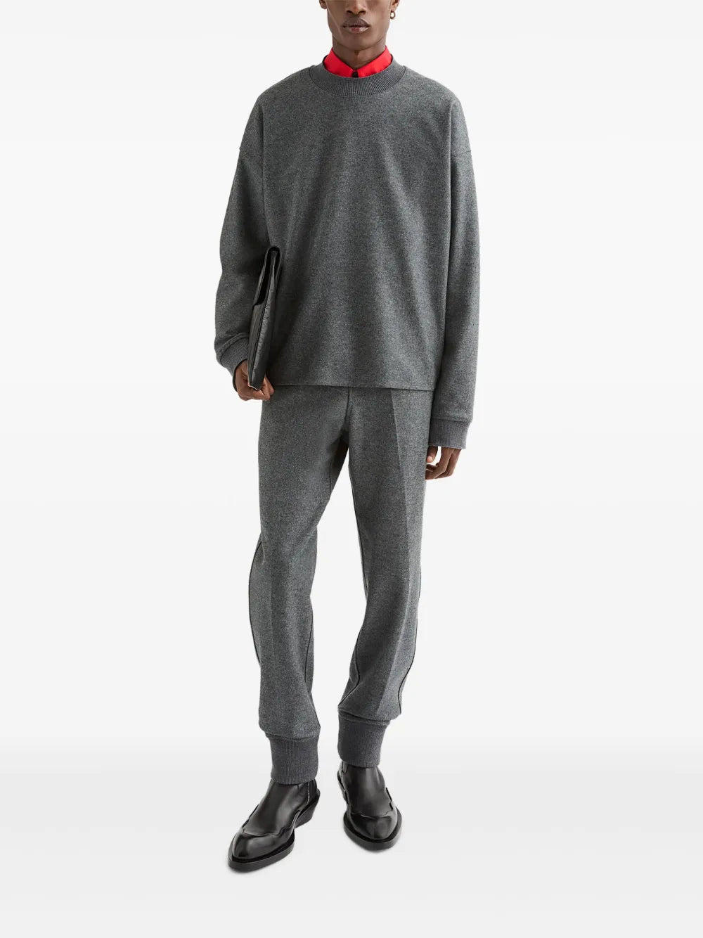 Wool Melton Sweatshirt