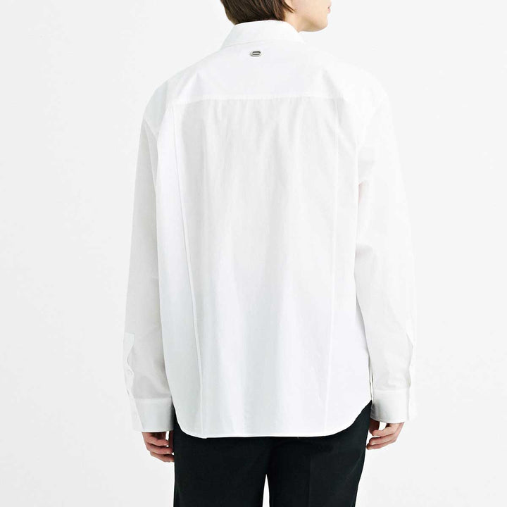 SOLID HOMME - Crease Cotton Shirt