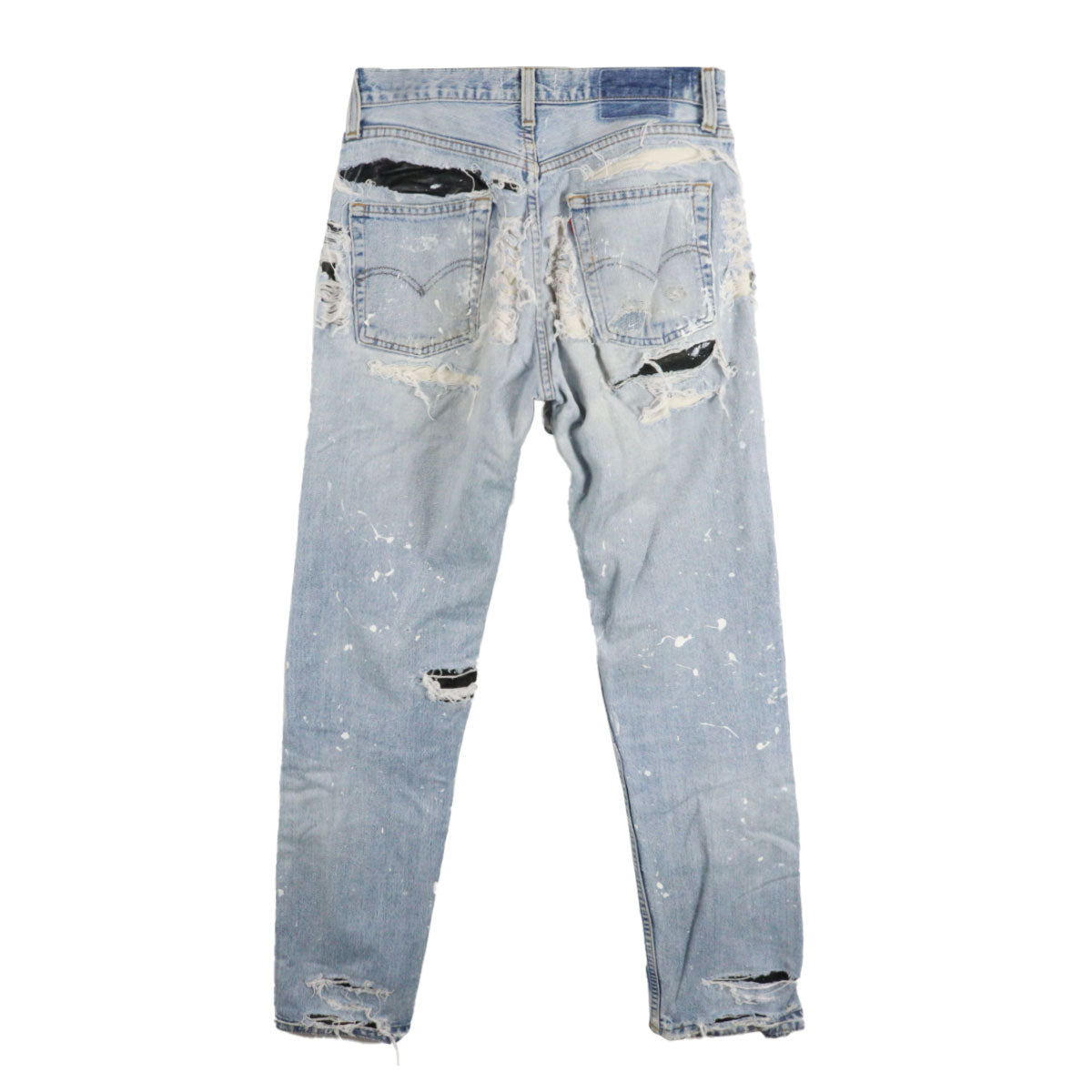 DESTROY LEATHER DENIM PANTS 30B | Why are you here?